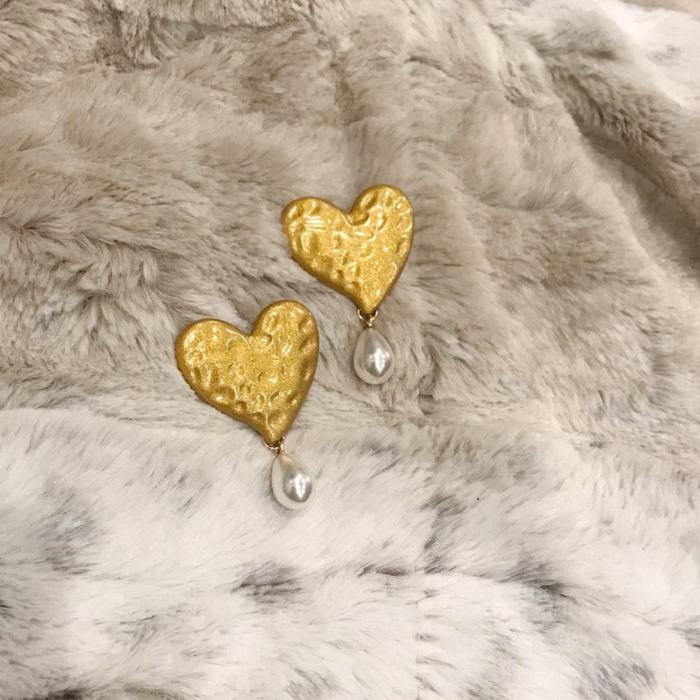 Heart Statement Earrings
